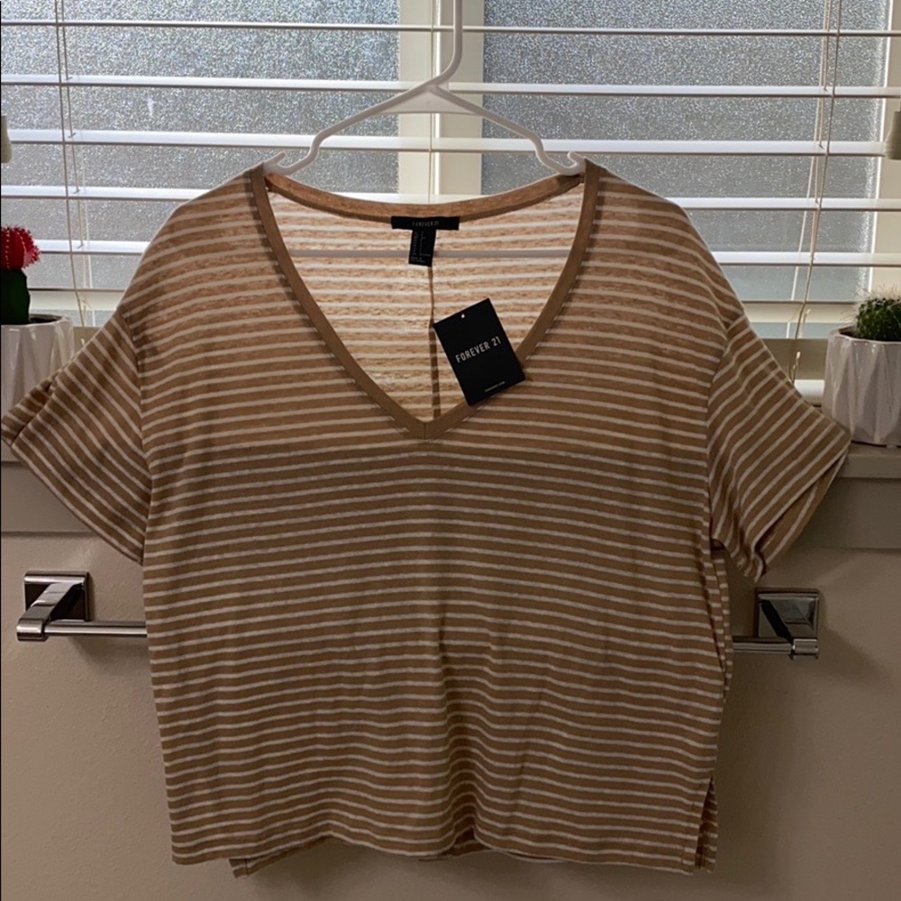 Forever 21 horizontal striped t-shirt